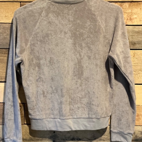 BOBI Los Angeles Women XS Mushroom Bomber Track Jacket Soft Cotton Y2K Chic Soft - Picture 2 of 10